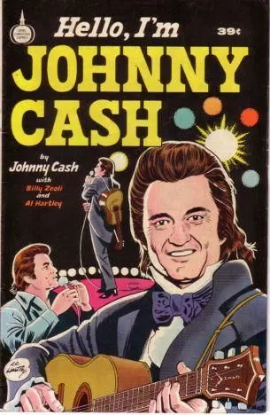 Hello, I'm Johnny Cash #0 comic book cover, 1976