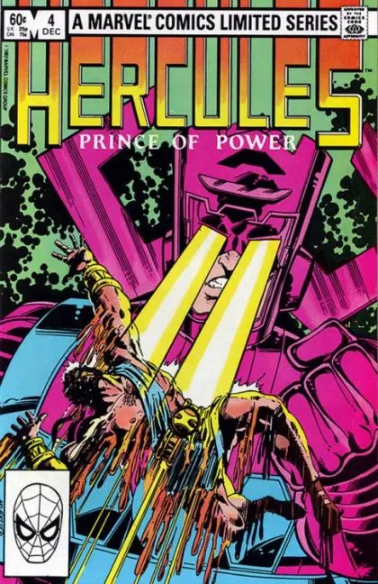 Hercules, Vol. 1 #4 Direct Edition comic book cover, 1982