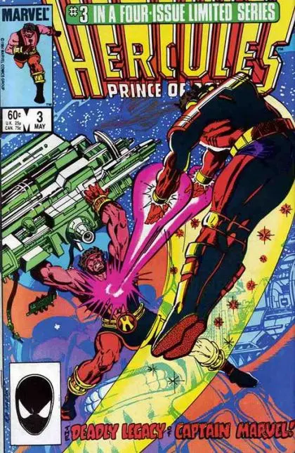 Hercules, Vol. 2 #3 Direct Edition comic book cover, 1984