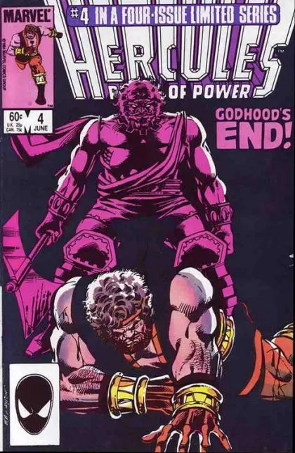 Hercules, Vol. 2 #4 Direct Edition comic book cover, 1984