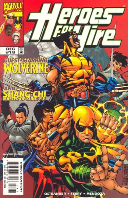 Heroes For Hire, Vol. 1 #18 comic book cover, 1998