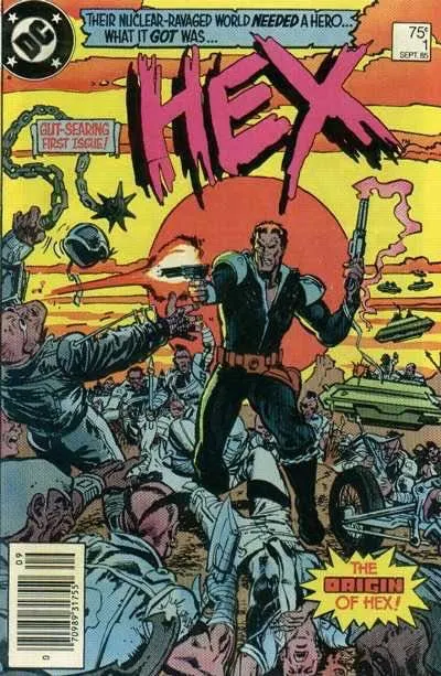Hex #1 Newsstand Edition comic book cover, 1985