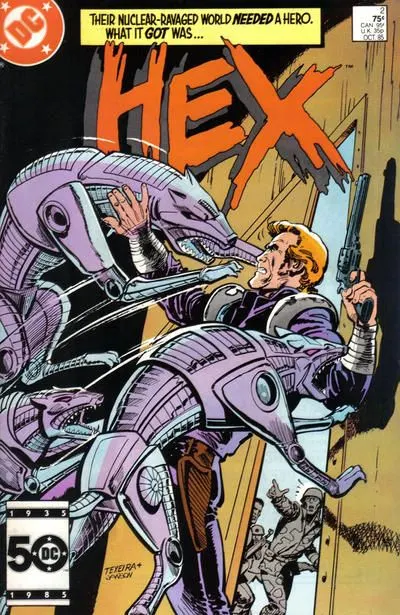 Hex #2 Direct Edition comic book cover, 1985