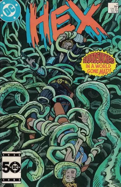 Hex #4 Direct Edition comic book cover, 1985
