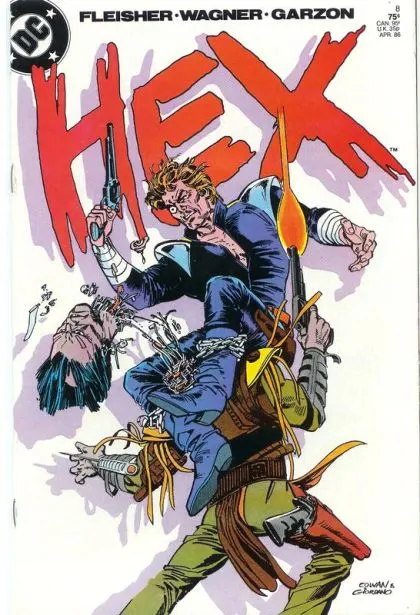Hex #8 Direct Edition comic book cover, 1986