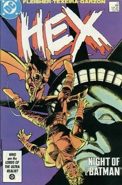 Hex #11 Direct Edition comic book cover, 1986
