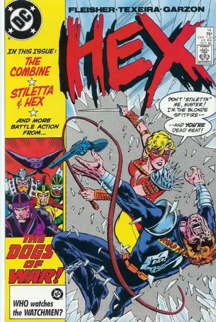 Hex #14 Direct Edition comic book cover, 1986