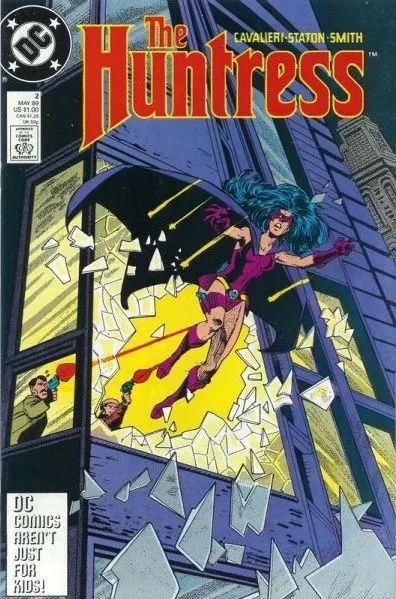 Huntress, Vol. 1 #2 Direct Edition comic book cover, 1989