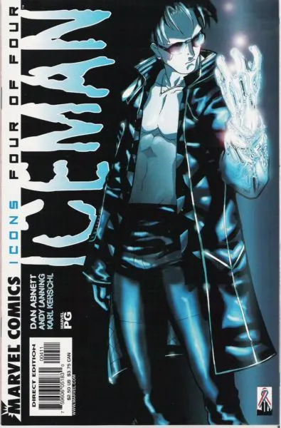Iceman, Vol. 2 #4 Steve Uy Regular comic book cover, 2002