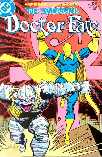 Immortal Doctor Fate #1 comic book cover, 1985