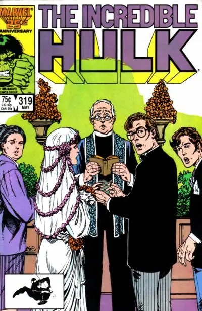 The Incredible Hulk, Vol. 1 #319 Direct Edition comic book cover, 1986