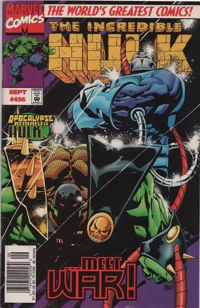 The Incredible Hulk, Vol. 1 #456 Newsstand Edition comic book cover, 1997