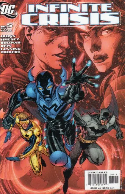 Infinite Crisis #5 Jim Lee Regular comic book cover, 2006