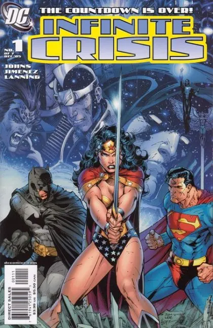 Infinite Crisis #1 Jim Lee Regular comic book cover, 2005