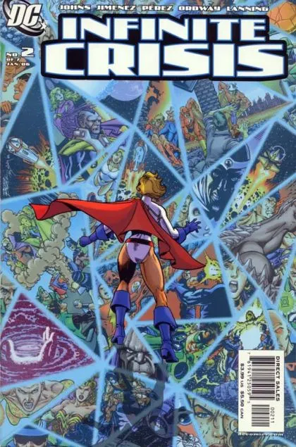 Infinite Crisis #2 George Pérez Variant comic book cover, 2006