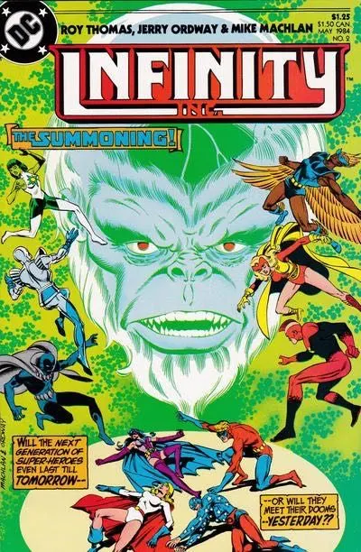 Infinity Inc., Vol. 1 #2 comic book cover, 1984