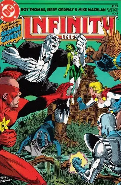 Infinity Inc., Vol. 1 #3 comic book cover, 1984
