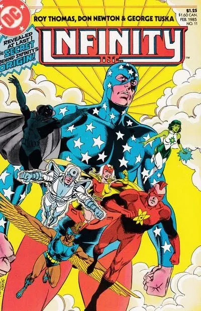 Infinity Inc., Vol. 1 #11 comic book cover, 1985
