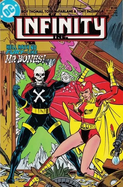 Infinity Inc., Vol. 1 #16 comic book cover, 1985