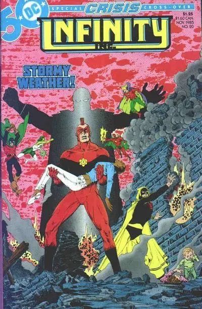 Infinity Inc., Vol. 1 #20 comic book cover, 1985