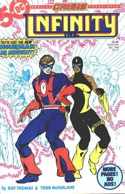 Infinity Inc., Vol. 1 #21 comic book cover, 1985