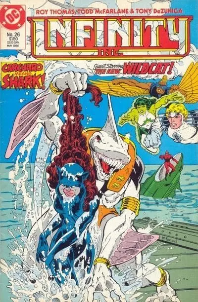 Infinity Inc., Vol. 1 #26 comic book cover, 1986