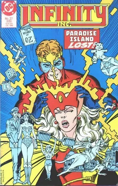 Infinity Inc., Vol. 1 #27 comic book cover, 1986