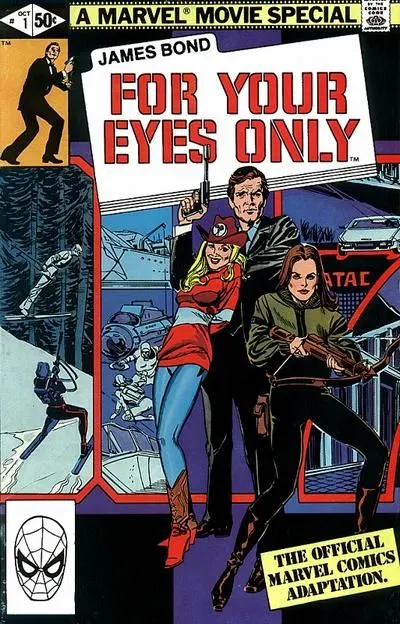James Bond: For Your Eyes Only #2 Direct Edition comic book cover, 1981