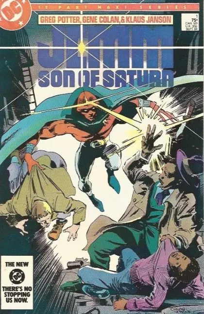Jemm: Son of Saturn #1 Direct Edition comic book cover, 1984