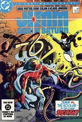 Jemm: Son of Saturn #2 Direct Edition comic book cover, 1984