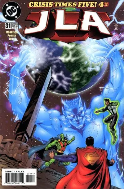 JLA #31 Direct Edition comic book cover, 1999