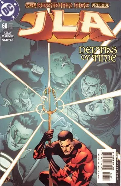 JLA #68 Direct Edition comic book cover, 2002