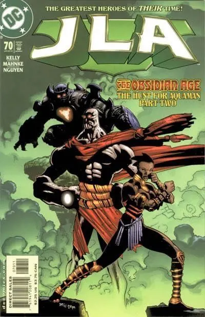 JLA #70 Direct Edition comic book cover, 2002