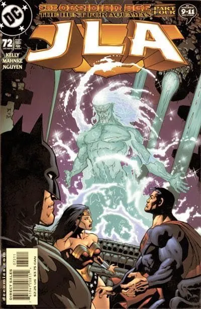 JLA #72 Direct Edition comic book cover, 2002
