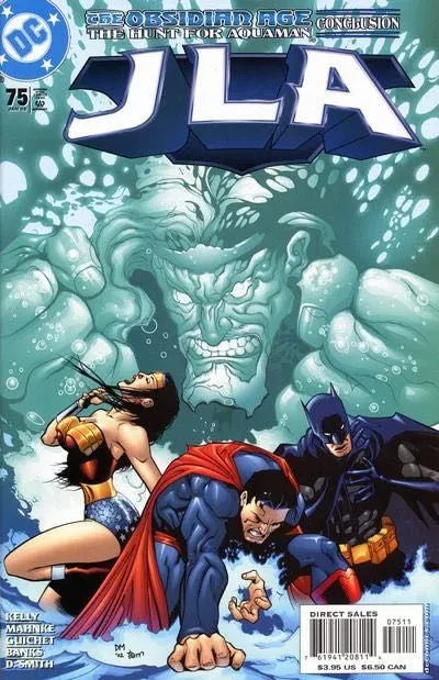 JLA #75 Direct Edition comic book cover, 2003