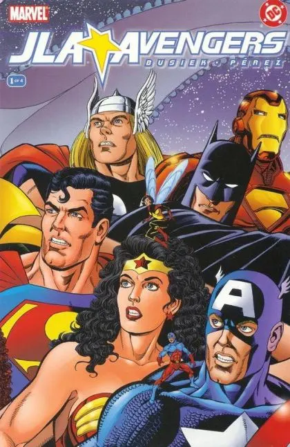 JLA / Avengers #1 George Pérez Regular comic book cover, 2003
