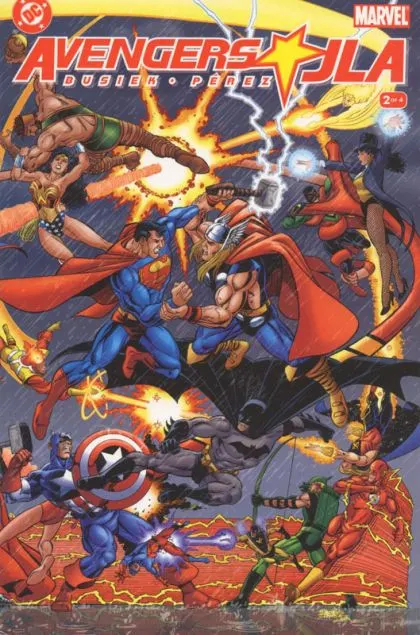 JLA / Avengers #2 George Pérez Regular comic book cover, 2003