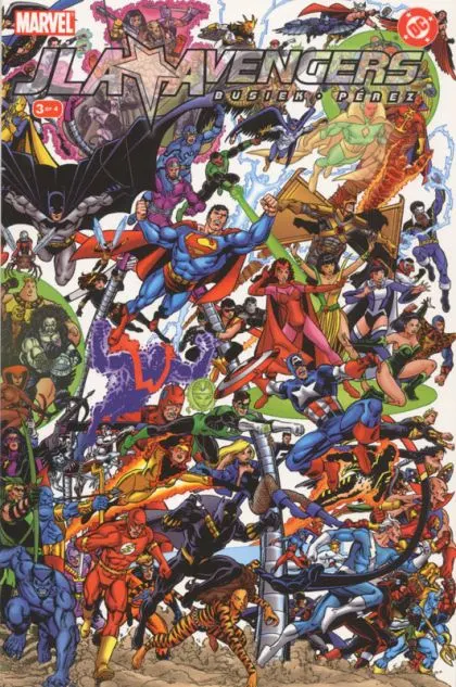 JLA / Avengers #3 George Pérez Regular comic book cover, 2004