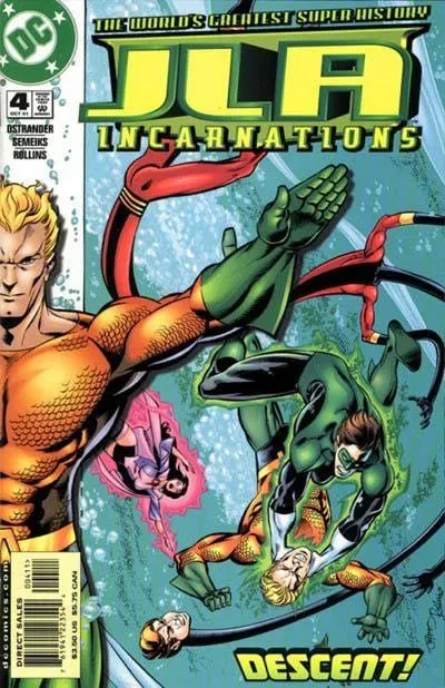 JLA: Incarnations #4 comic book cover, 2001