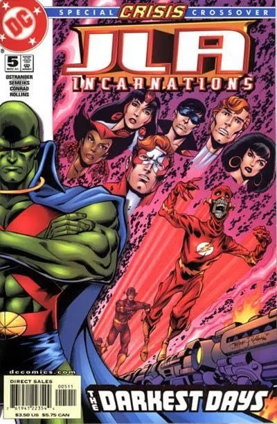 JLA: Incarnations #5 comic book cover, 2001