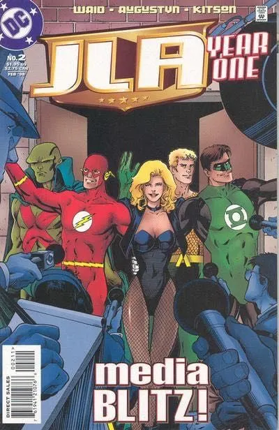 JLA: Year One #2 comic book cover, 1998
