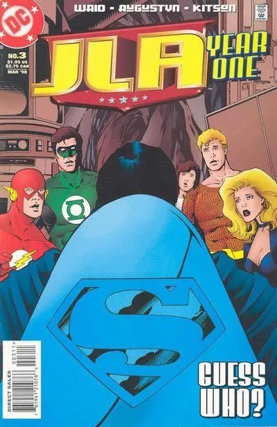JLA: Year One #3 comic book cover, 1998