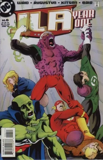 JLA: Year One #6 comic book cover, 1998