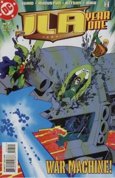 JLA: Year One #7 comic book cover, 1998