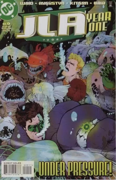 JLA: Year One #9 comic book cover, 1998