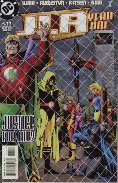 JLA: Year One #11 comic book cover, 1998