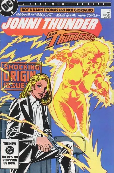 Jonni Thunder #1 Direct Edition comic book cover, 1985
