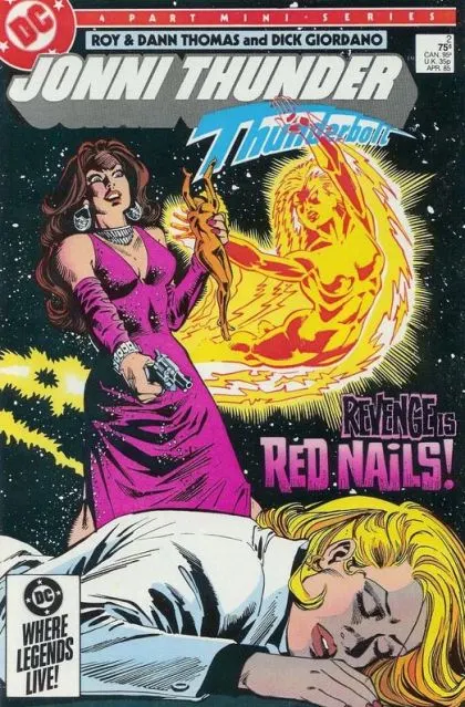 Jonni Thunder #2 Direct Edition comic book cover, 1985