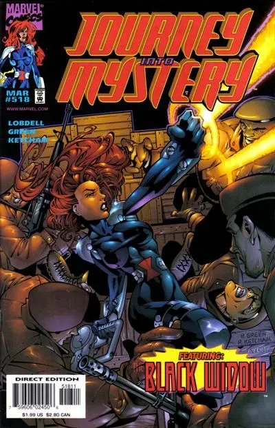 Journey Into Mystery, Vol. 1 #518 Direct Edition comic book cover, 1998