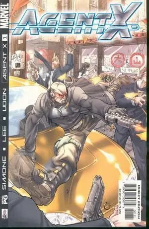 Agent X #1 comic book cover, 2002